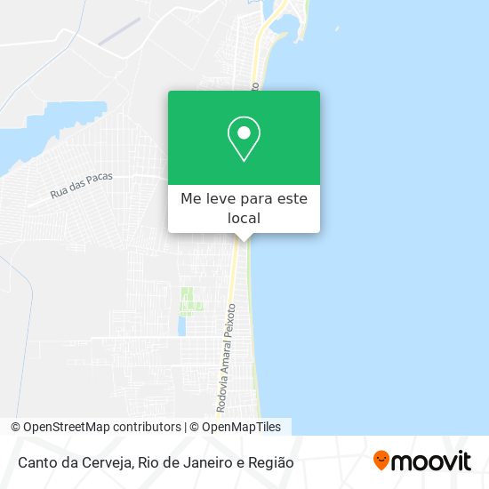 Canto da Cerveja mapa