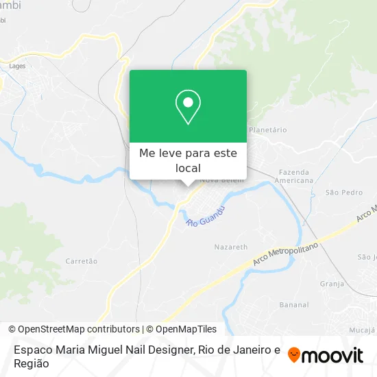 Espaco Maria Miguel Nail Designer mapa