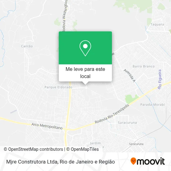 Mjre Construtora Ltda mapa