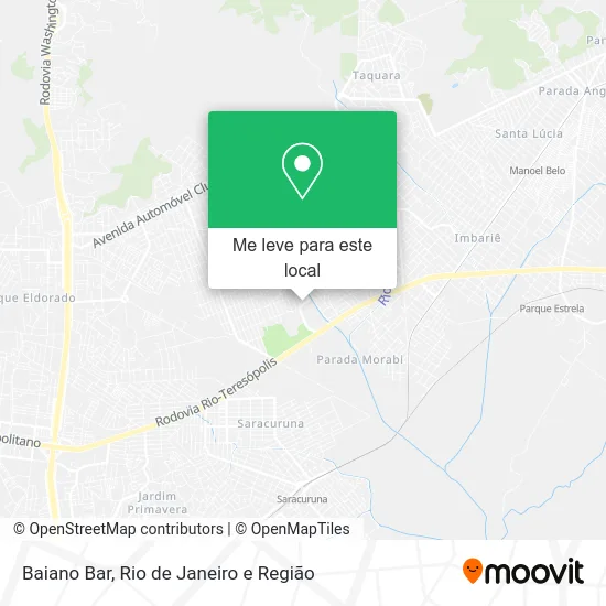 Baiano Bar mapa