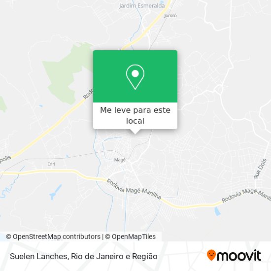 Suelen Lanches mapa