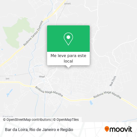 Bar da Loira mapa