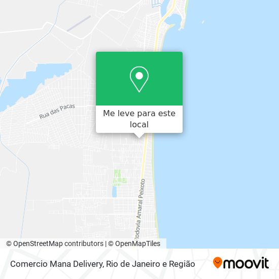 Comercio Mana Delivery mapa