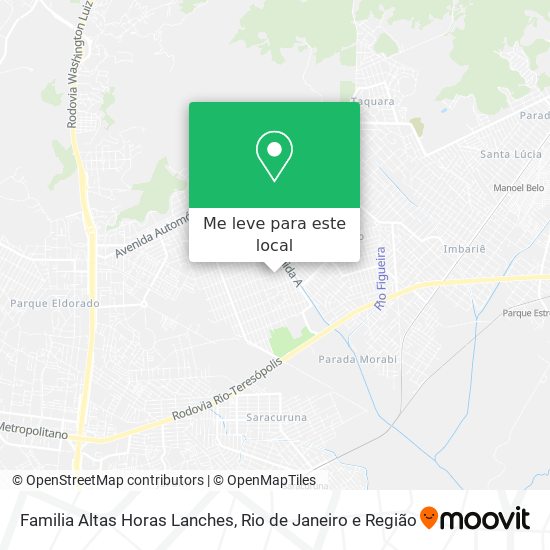 Familia Altas Horas Lanches mapa