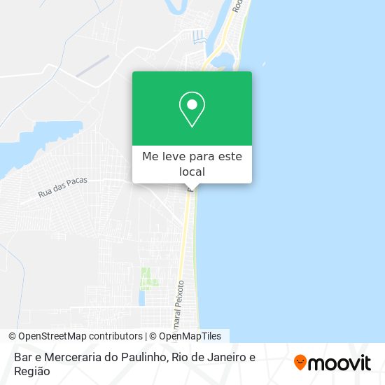 Bar e Merceraria do Paulinho mapa