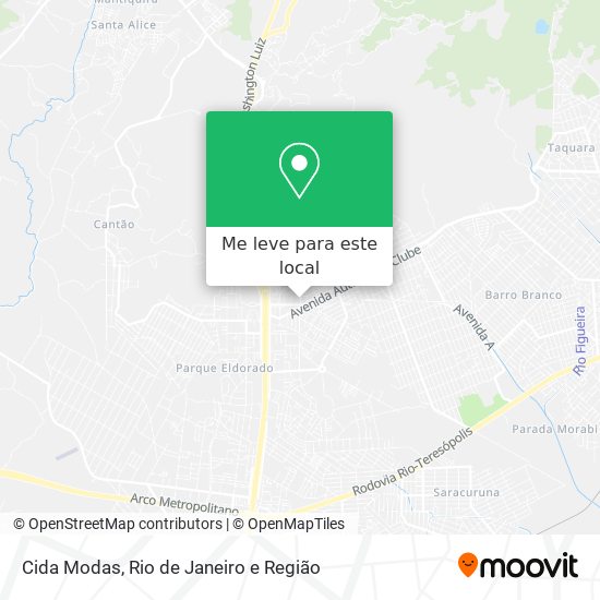 Cida Modas mapa