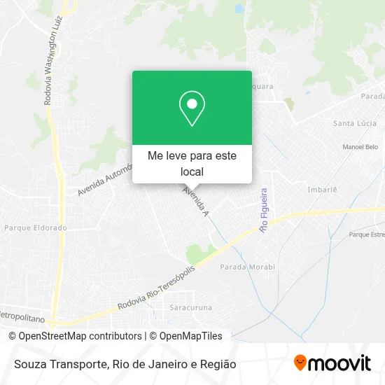 Souza Transporte mapa