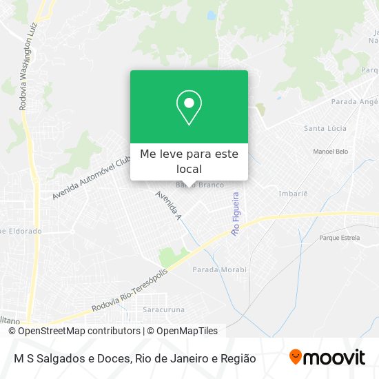 M S Salgados e Doces mapa