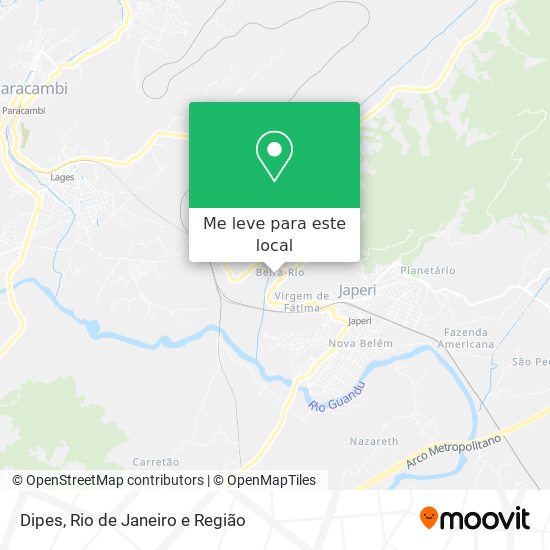 Dipes mapa