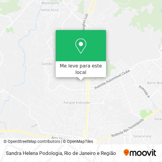 Sandra Helena Podologia mapa