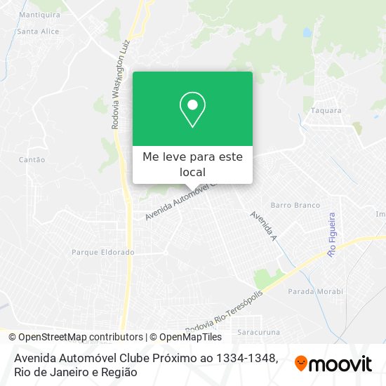 Avenida Automóvel Clube Próximo ao 1334-1348 mapa