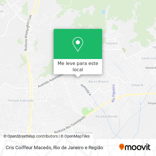 Cris Coiffeur Macedo mapa