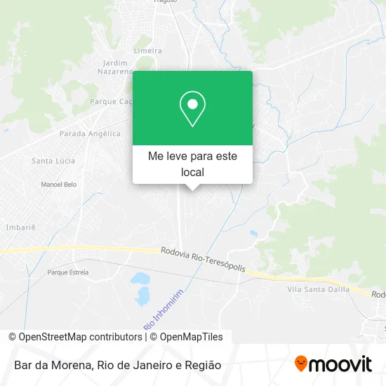 Bar da Morena mapa