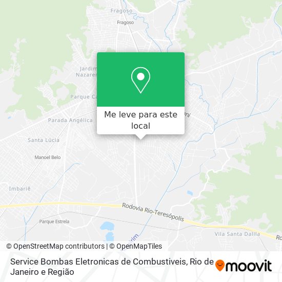 Service Bombas Eletronicas de Combustiveis mapa