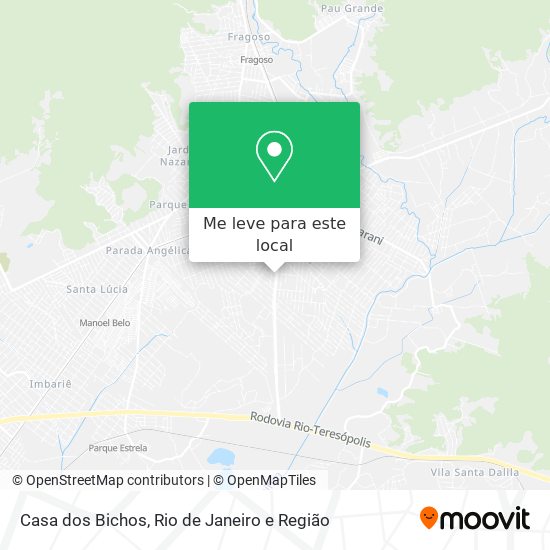 Casa dos Bichos mapa