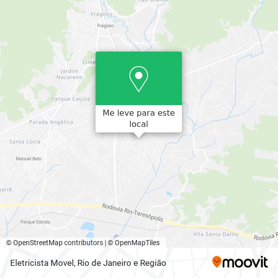 Eletricista Movel mapa