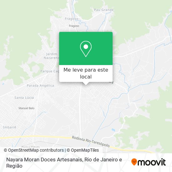 Nayara Moran Doces Artesanais mapa
