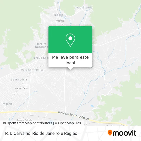 R. D Carvalho mapa
