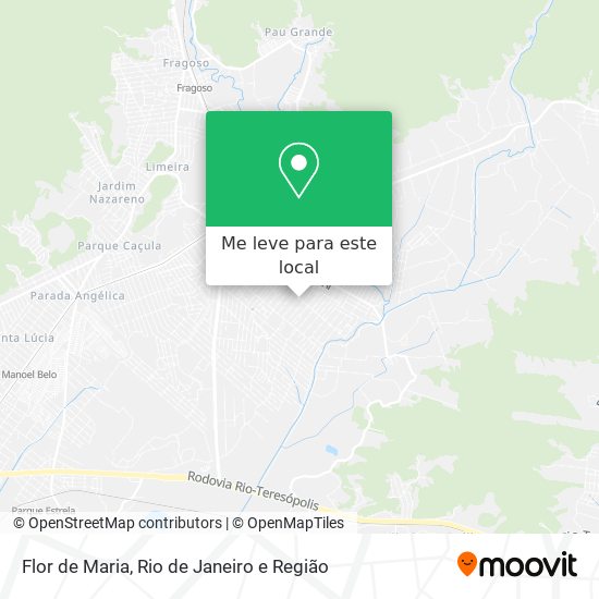 Flor de Maria mapa
