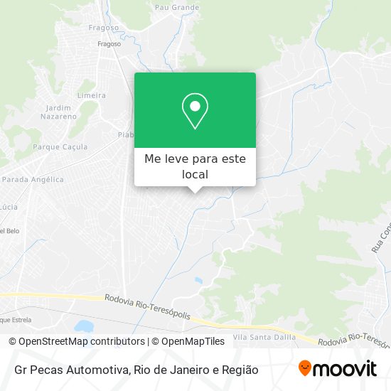 Gr Pecas Automotiva mapa