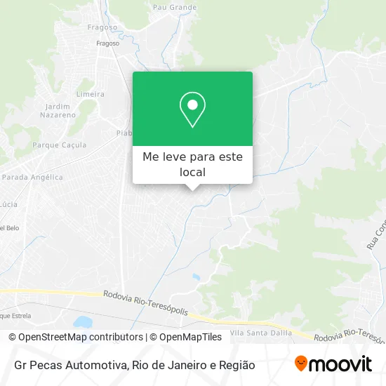 Gr Pecas Automotiva mapa