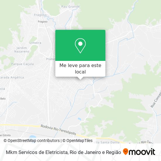 Mkm Servicos de Eletricista mapa