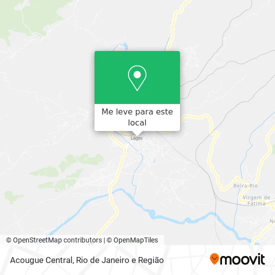 Acougue Central mapa