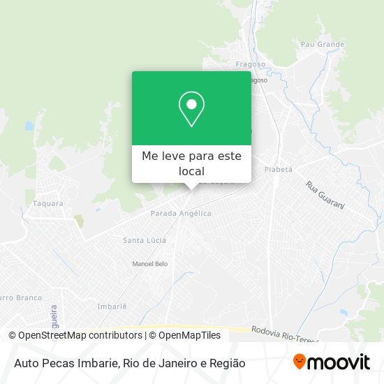 Auto Pecas Imbarie mapa