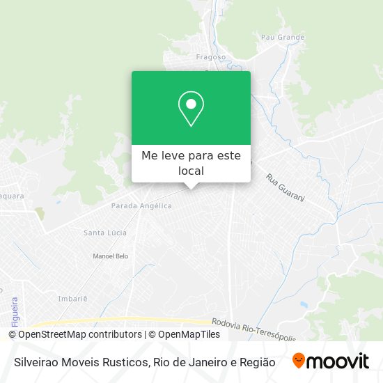 Silveirao Moveis Rusticos mapa
