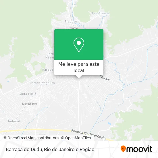 Barraca do Dudu mapa