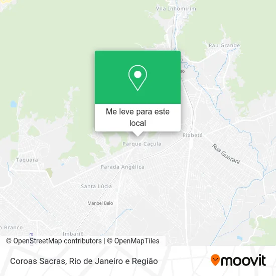 Coroas Sacras mapa