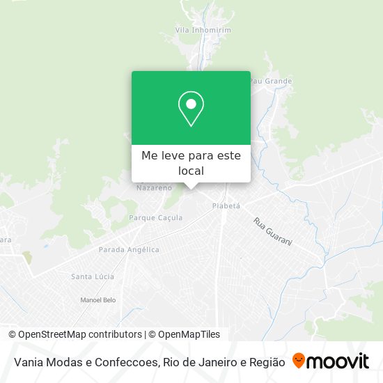 Vania Modas e Confeccoes mapa