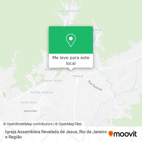 Igreja Assembleia Revelada de Jesus mapa