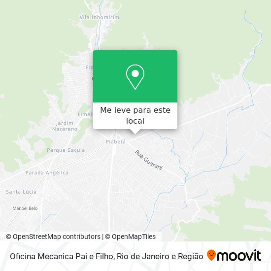 Oficina Mecanica Pai e Filho mapa