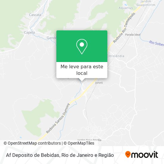 Af Deposito de Bebidas mapa