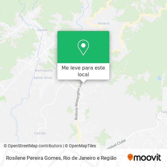 Rosilene Pereira Gomes mapa