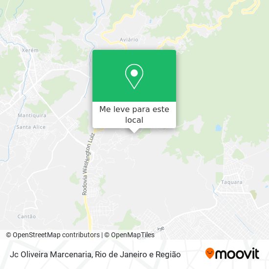 Jc Oliveira Marcenaria mapa