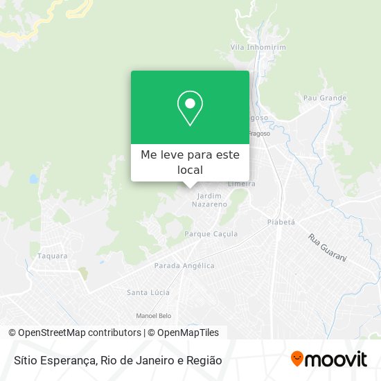 Sítio Esperança mapa