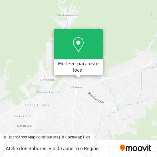 Atelie dos Sabores mapa