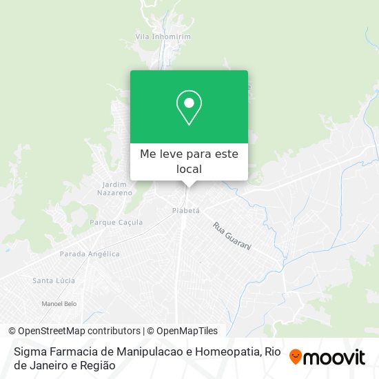 Sigma Farmacia de Manipulacao e Homeopatia mapa