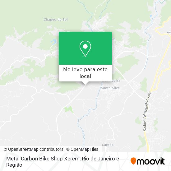 Metal Carbon Bike Shop Xerem mapa