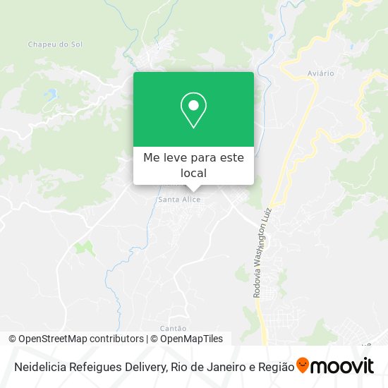 Neidelicia Refeigues Delivery mapa