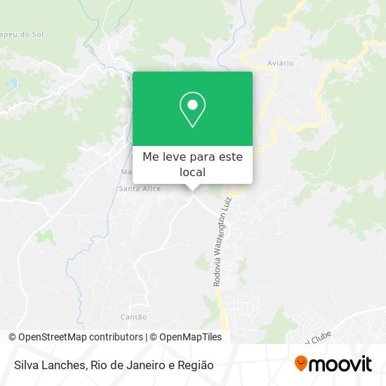 Silva Lanches mapa