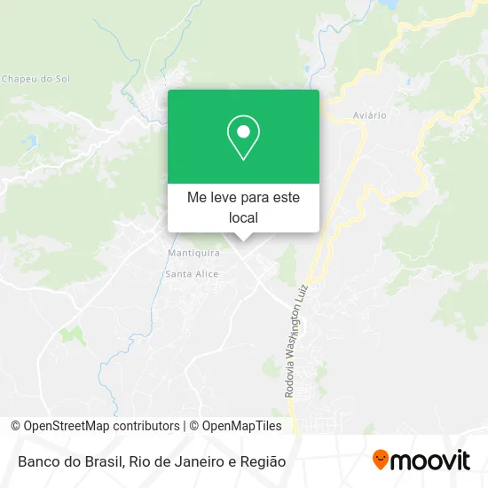 Banco do Brasil mapa