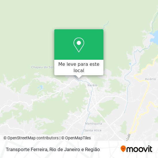 Transporte Ferreira mapa