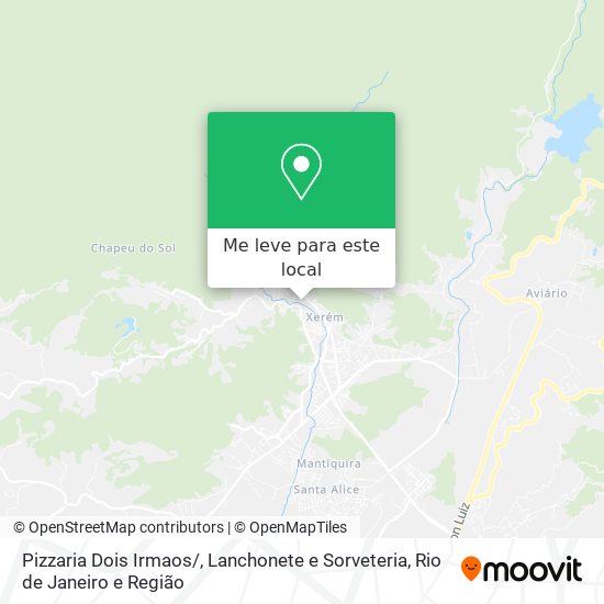 Pizzaria Dois Irmaos / , Lanchonete e Sorveteria mapa
