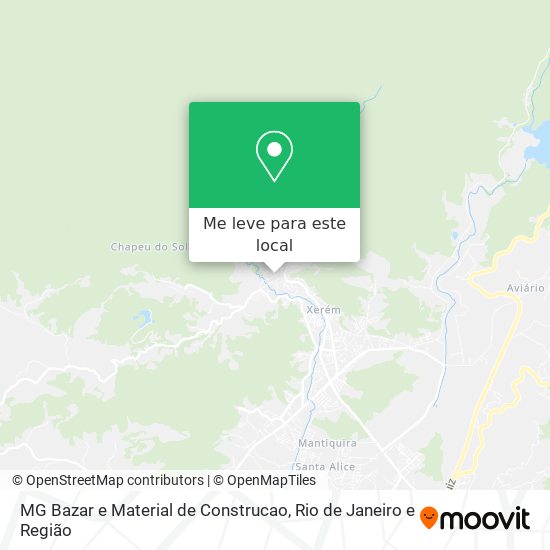 MG Bazar e Material de Construcao mapa