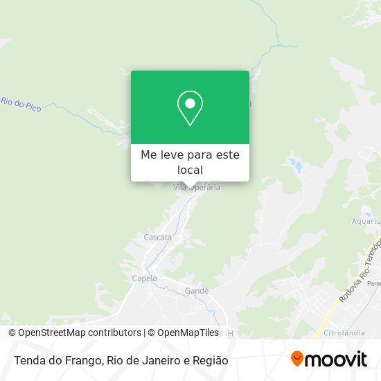 Tenda do Frango mapa