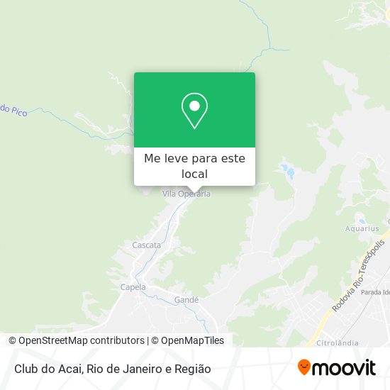 Club do Acai mapa