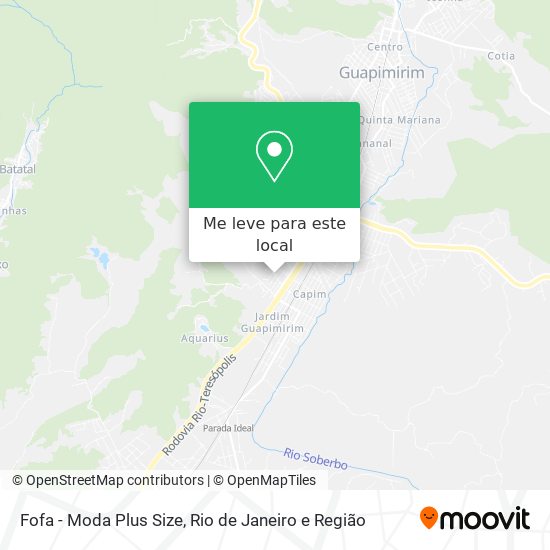 Fofa - Moda Plus Size mapa